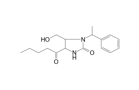 5-Hydroxymethyl-4-pentanoyl-1-(1-phenylethyl)imidazolidin-2-one