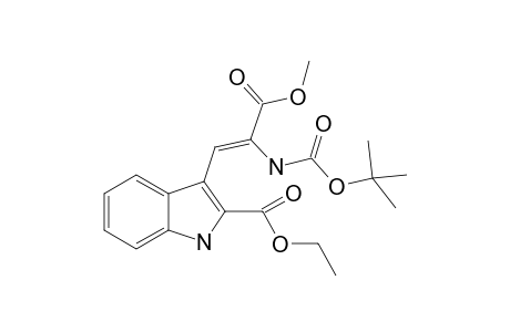 (Z)-N-Tert-butoxycarbonyl-2-ethoxycarbonyldehydrotryptophan methyl ester