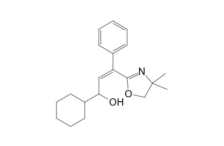 (Z)-1-Cyclohexyl-3-(4,4-dimethyl-2-oxazolin-2-yl)-3-phenyl-2-propen-1-ol