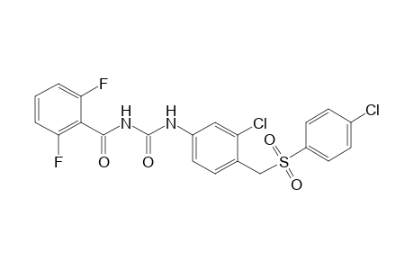 1-{3-chloro-alpha-[(p-chlorophenyl)sulfonyl]-p-tolyl}-3-(2,6-difluorobenzoyl)urea