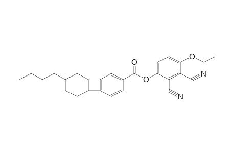 2,3-Dicyano-4-ethoxyphenyl 4-(4-butylcyclohexyl)benzoate