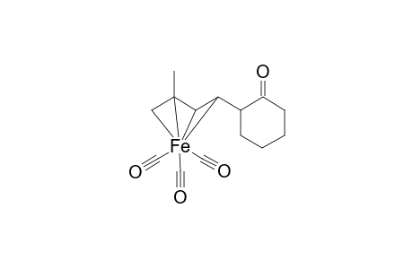 (1'E)-Tricarbonyl [1'-4'-.eta(4).]-2-{ [ (3'-methyl) buta-1',3'-dien-1'-yl)cyclohexan-1-one] iron (0)