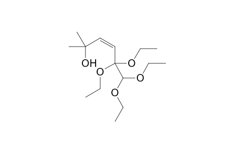 (Z)-5,5,6,6-Tetraethoxy-2-methylhex-3-en-2-ol