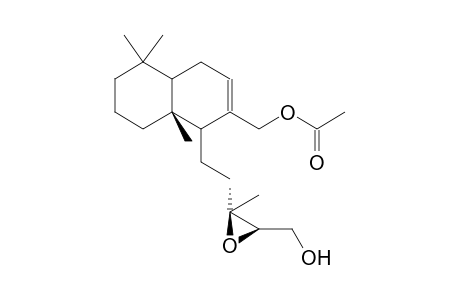 17-ACETOXY-13S(14S)-EPOXY-15-HYDROXY-7-LABDENE