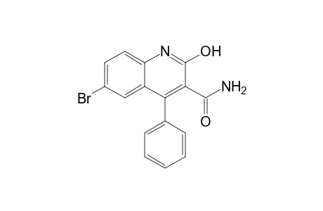6-Bromo-2-hydroxy-4-phenylquinoline-3-carboxamide