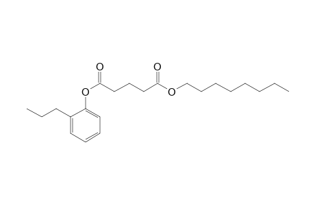 Glutaric acid, octyl 2-propylphenyl ester