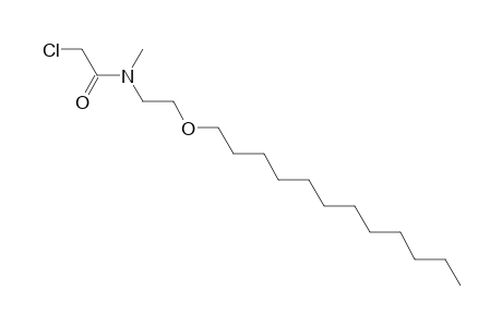 2-chloro-N-[2-(dodecyloxy)ethyl]-N-methylacetamide