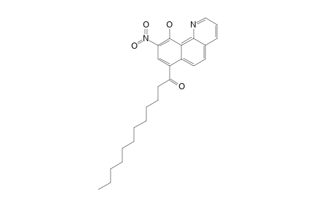 7-DODECANOYL-9-NITRO-HBQ;7-DODECANOYL-9-NITRO-10-HYDROXYBENZO-[H]-QUINOLINE