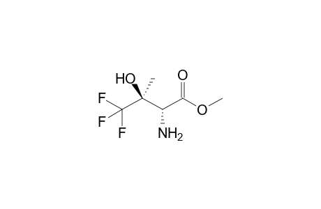 (2R,3S)-Methyl 2-amino-4,4,4-trifluoro-3-hydroxy-3-methylbutanoate