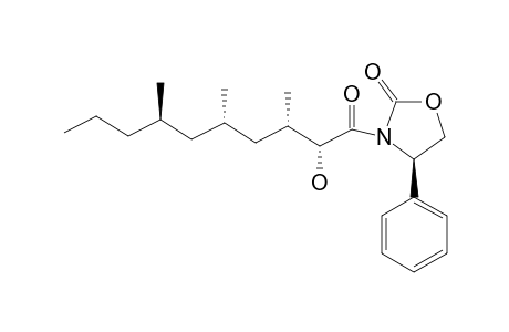 (4R)-3-[(2R,3S,5S,7S)-2-HYDROXY-3,5,7-TRIMETHYL-DECANOYL]-4-PHENYLOXAZOLIDIN-2-ONE