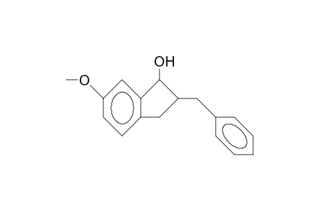 1H-INDEN-1-OL, 2,3-DIHYDRO-6-METHOXY-2-(PHENYLMETHYL)-