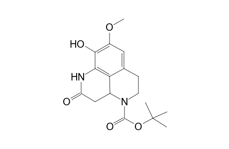 8-Methoxy-9-hydroxy-4[(tert-butyloxy)carbonyl]-3a,4,5,6-terthydro-1H-benzo[de][1,6]naphthyridin-2(3H)-one