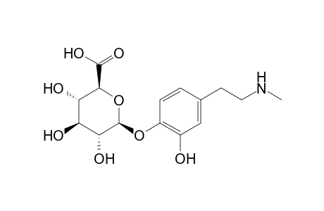 beta-2-hydroxy-4-[2-(methylamino)ethyl]phenyl glucopyranosiduronic acid