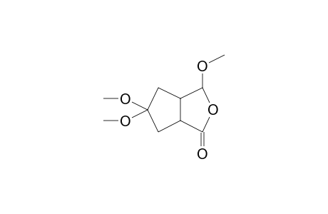 3-Oxabicyclo[3.3.0]octan-2-one, 4,7,7-tris(methoxy)-