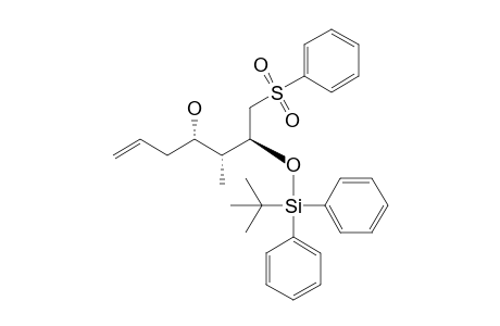 (4S,5R,6S)-6-Tert-butyldiphenylsilyloxy-4-hydroxy-5-methyl-7-phenylsulfonyl-1-heptene