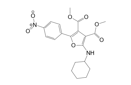 2-(Cyclohexylmethyl)-5-(4-nitrophenyl)furan-3,4-dicarboxylic Acid Dimethyl Ester