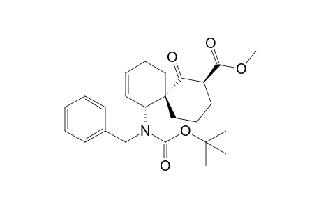 (2S,6S,7R)-Methyl 7-(benzyl(tert-butoxycarbonyl)amino)-1-oxospiro[5.5]undec-8-ene-2-carboxylate
