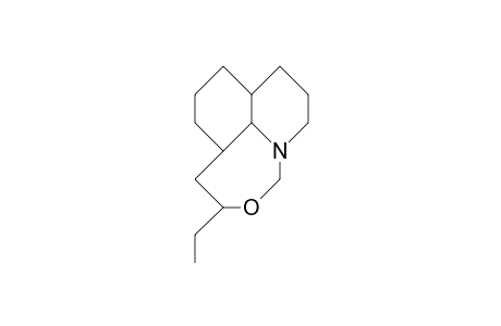 Rel-(3R,4aR, 11aR,7aS)-3-ethyl-perhydro-pyrido(3,2,1-J,K)(3,1)benzoxazepine