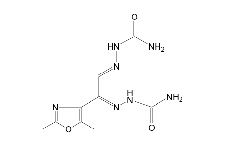 2,5-dimethyl-4-oxazoleglyoxylaldehyde, bis(semicarbazone)