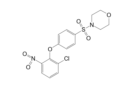 4-{[p-(2-chloro-6-nitrophenoxy)phenyl]sulfonyl}morpholine