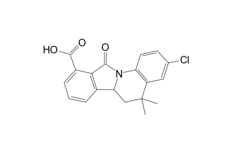 3-Chloro-5,5-dimethyl-11-oxo-5,6,6a,11-tetrahydroisoindolo[2,1-a]quinoline-10-carboxylic acid