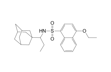 N-[1-(1-adamantyl)propyl]-4-ethoxy-1-naphthalenesulfonamide