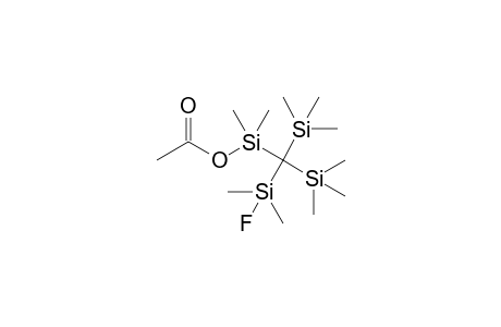 (Acetoxydimethylsilyl)(fluorodimethylsilyl)bis(trimethylsilyl)methane