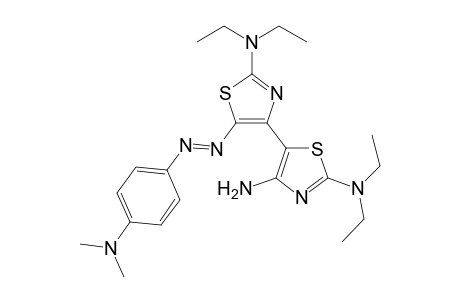 4-Amino-2-(diethylamino)-5-{2-(diethylamino)-5-[4-(dimethylamino)phenylazo]thiazol-4-yl}thiazole