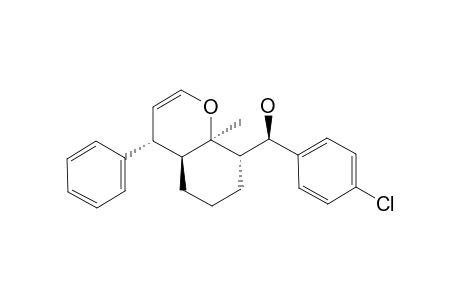 8a-Methyl-4-phenyl-8-(.alpha.-hydroxy-4-chlorobenzyl)-4,4a,5,6,7,8-hexahydro-8aH-benzo[b]pyran