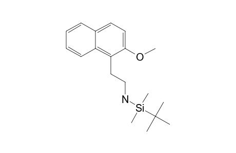 2-(2-Methoxy-1-naphthyl)ethanamine, N-(tert-butyldimethylsilyl)-