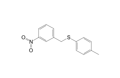 1-Nitro-3-(p-tolylsulfanylmethyl)benzene
