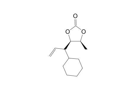 [4R]-4a(S*),5.beta.]-4-(1-Cyclohexyl-2-propenyl)-5-methyl-1,3-dioxalan-2-one