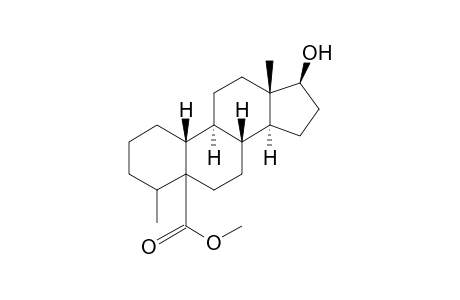 A-Norestrane-5-acetic acid, 17-hydroxy-3-methyl-, methyl ester, (3.alpha.,5.beta.,17.beta.)-