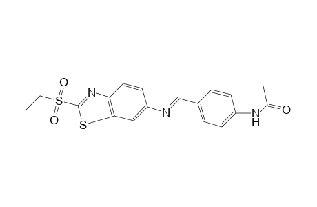 4'-{N-[2-(ethylsulfonyl)-6-benzothiazolyl]formimidoyl}acetanilide