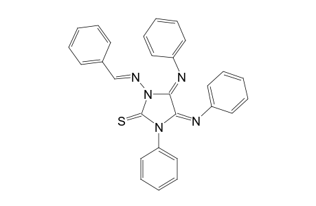 1-BENZYLIDENAMINO-2-THIOXO-3-PHENYL-4,5-BIS-(PHENYLIMINO)-IMIDAZOLIDINE