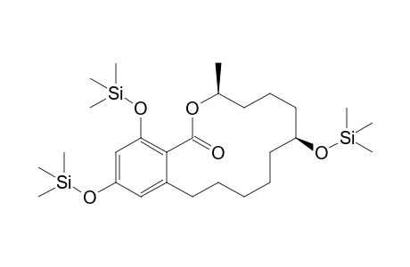 .beta.-Zeranol, O,O',O''-tris-TMS