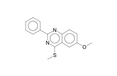 6-Methoxy-4-methylsulfanyl-2-phenyl-quinazoline