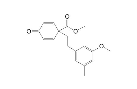 Methyl 1-[2'-(3''-methoxy-5''-methylphenyl)ethyl]-4-oxo-1,4-dihydrobenzoate