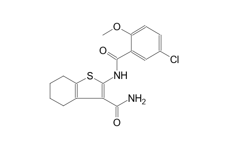 benzo[b]thiophene-3-carboxamide, 2-[(5-chloro-2-methoxybenzoyl)amino]-4,5,6,7-tetrahydro-