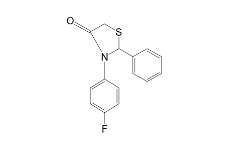 3-(p-fluorophenyl)-2-phenyl-4-thiazolidinone