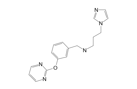 [3-(Imidazol-1-yl)propyl](([3-(pyrimidin-2-yloxy)phenyl]methyl))amine