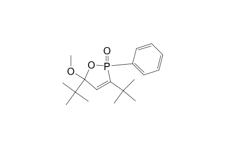 (Z)-3,5-DI-TERT.-BUTYL-5-METHOXY-2-PHENYL-1,2-OXAPHOSPHOL-3-ENE-2-OXIDE