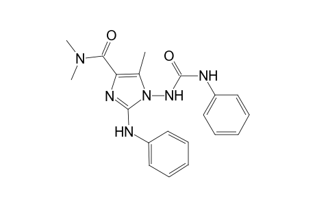 2-Anilino-1-[(anilinocarbonyl)amino]-N,N,5-trimethyl-1H-imidazole-4-carboxamide