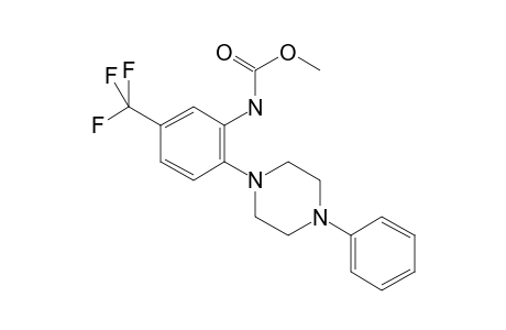 [2-(4-Phenylpiperazin-1-yl)-5-trifluoromethylphenyl]carbamic acid methyl ester