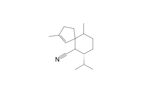 2,8-Dimethyl-4-isopropyl-5-cyanospiro[5.4]dec-7-ene