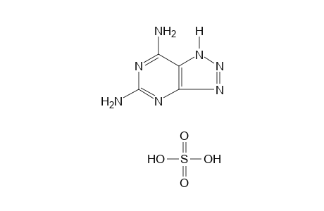 5,7-diamino-1H-triazolo[4,5-d]pyrimidine, sulfate(1:1)