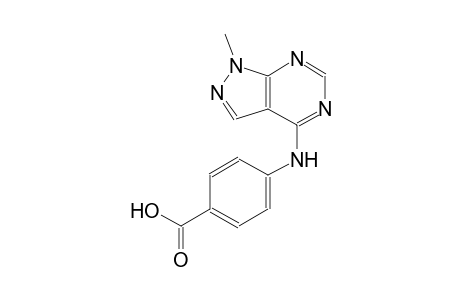 4-[(1-methyl-1H-pyrazolo[3,4-d]pyrimidin-4-yl)amino]benzoic acid