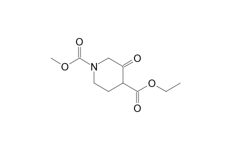 3-ketopiperidine-1,4-dicarboxylic acid O4-ethyl ester O1-methyl ester