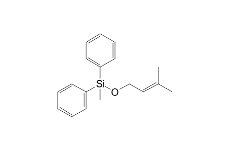 1-Diphenylmethylsilyloxy-3-methylbut-2-ene