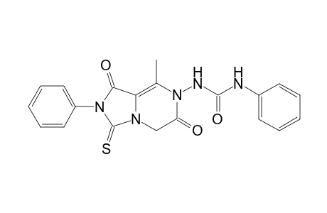 N-(8-Methyl-1,6-dioxo-2-phenyl-3-thioxo-2,3,5,6-tetrahydroimidazo[1,5-a]pyrazin-7(1H)-yl)-N'-phenylurea